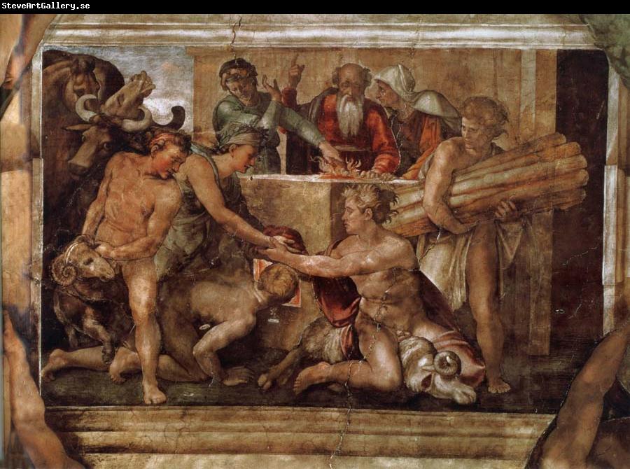 Michelangelo Buonarroti The victim Noachs